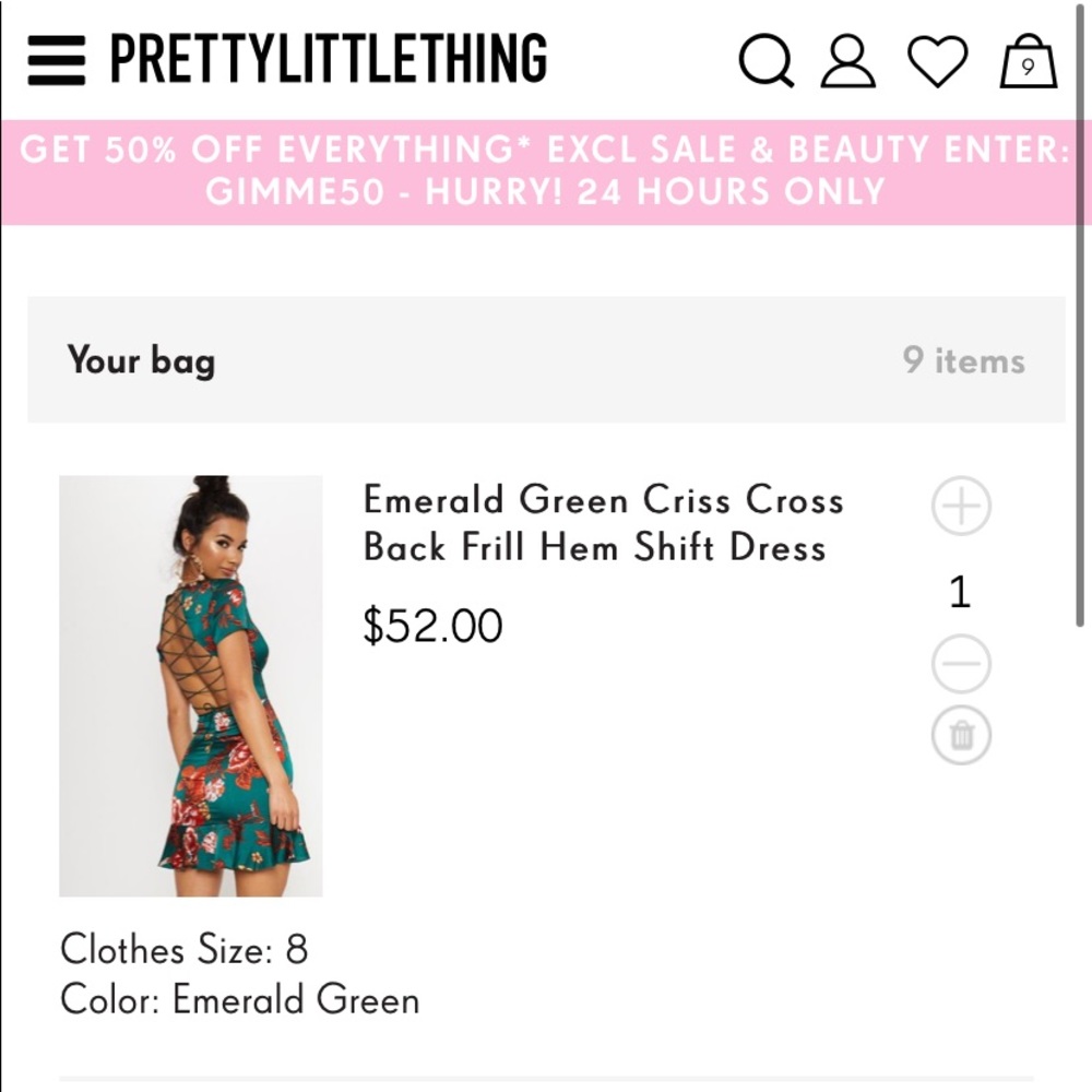 PLT floral dress